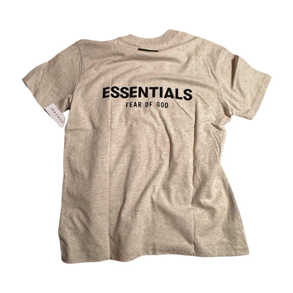 Fear of God Essentials Tee in Light Gray